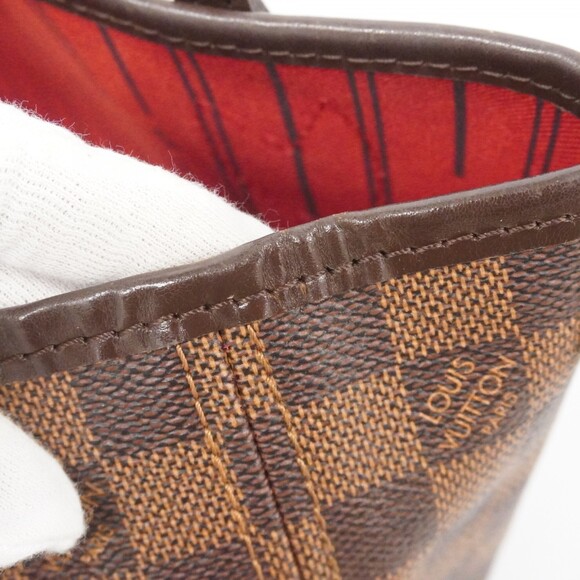 LOUIS VUITTON Brown Damier Neverfull PM Tote Bag - Picture 7 of 16